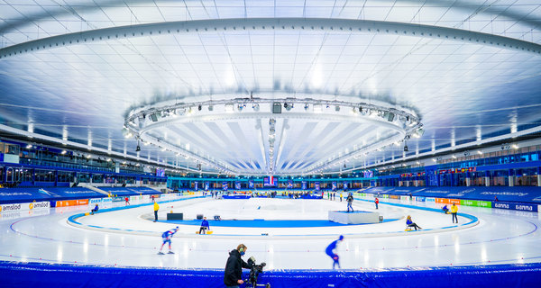 Effecten luchtbehandelingssysteem in Thialf zeer laag