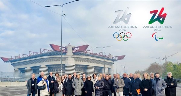 Thialf op werkbezoek naar Olympisch dorp van Milaan-Cortina 2026